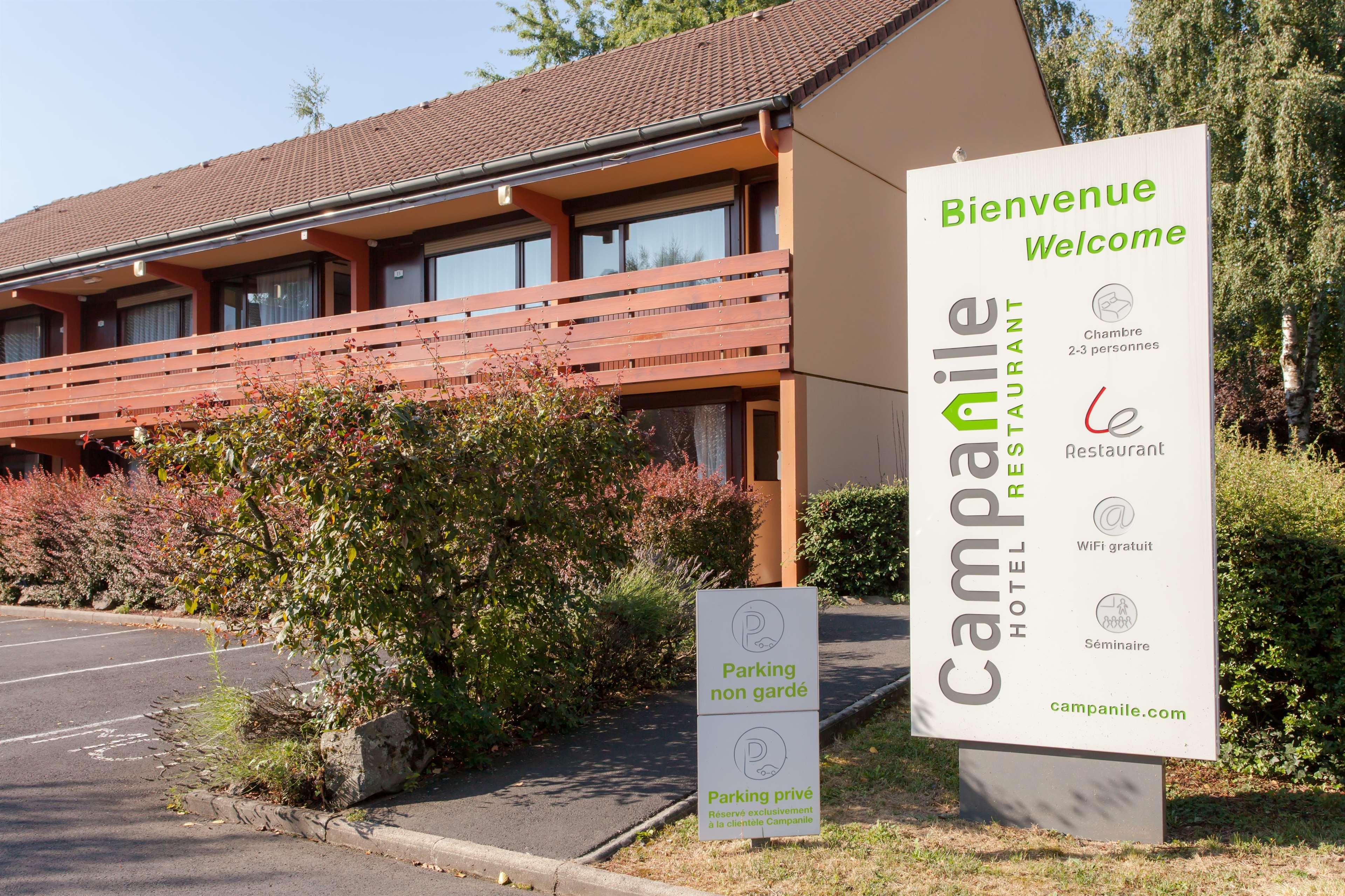 Hotel Restaurant Campanile Aurillac Exterior foto